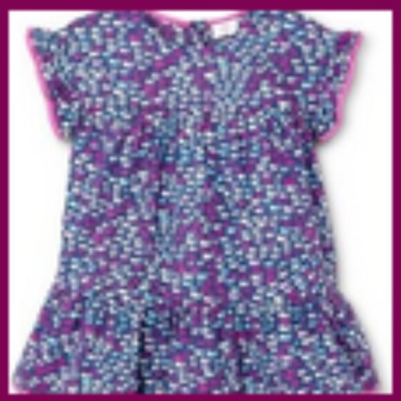 VINEYARD VINES School of Whales Crewneck Dress Blue/Pink - Picture 15 of 15